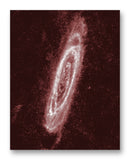 Andromeda Galaxy 11" x 14" Mono Tone Print (Choose Your Color)