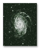 NGC 6744 Galaxy 11" x 14" Mono Tone Print (Choose Your Color)