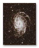 NGC 6744 Galaxy 11" x 14" Mono Tone Print (Choose Your Color)