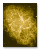 Crab Nebula 11" x 14" Mono Tone Print (Choose Your Color)