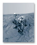 Curiosity Rover Selfie 11" x 14" Mono Tone Print (Choose Your Color)
