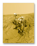 Curiosity Rover Selfie 11" x 14" Mono Tone Print (Choose Your Color)