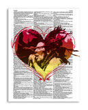 Love Marley 8.5"x11" Semi Translucent Dictionary Art Print