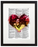 Love Marley 8.5"x11" Semi Translucent Dictionary Art Print
