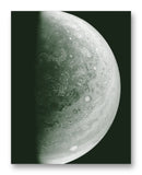 Jupiter from Juno 11" x 14" Mono Tone Print (Choose Your Color)