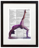 Nude Ballet 8.5"x11" Semi Translucent Dictionary Art Print