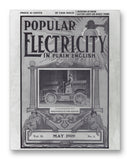 Popular Electricity 05-1909 11" x 14" Mono Tone Print (Choose Your Color)