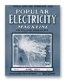 Popular Electricity 06-1911 11" x 14" Mono Tone Print (Choose Your Color)