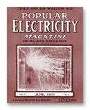 Popular Electricity 06-1911 11" x 14" Mono Tone Print (Choose Your Color)