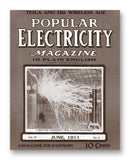 Popular Electricity 06-1911 11" x 14" Mono Tone Print (Choose Your Color)