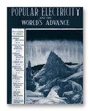 Popular Electricity 10-1913 11" x 14" Mono Tone Print (Choose Your Color)