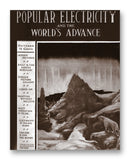 Popular Electricity 10-1913 11" x 14" Mono Tone Print (Choose Your Color)