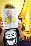 Bone Captain 8.5"x11" Semi Translucent Dictionary Art Print