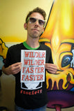 Wilder! Wilder! Faster! Faster! 8.5"x11" Semi Translucent Dictionary Art Print