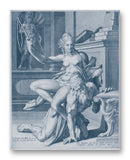 Phyllis & Aristotle 11" x 14" Mono Tone Print (Choose Your Color)