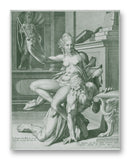 Phyllis & Aristotle 11" x 14" Mono Tone Print (Choose Your Color)