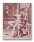 Phyllis & Aristotle 11" x 14" Mono Tone Print (Choose Your Color)