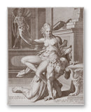 Phyllis & Aristotle 11" x 14" Mono Tone Print (Choose Your Color)