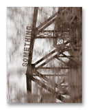 Something Art Installation 11" x 14" Mono Tone Print (Choose Your Color) - Jacob Andrew Dodge Artist Edition