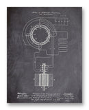 Tesla Electrical Conversion Patent 11" x 14" Mono Tone Print (Choose Your Color)