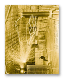 Tesla with Equipment 11" x 14" Mono Tone Print (Choose Your Color)