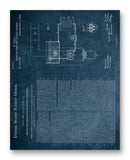 Tesla Patent 514168 11" x 14" Mono Tone Print (Choose Your Color)