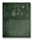 Tesla Patent 514168 11" x 14" Mono Tone Print (Choose Your Color)