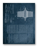 Tesla Turbine Patent 11" x 14" Mono Tone Print (Choose Your Color)