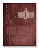 Tesla Turbine Patent 11" x 14" Mono Tone Print (Choose Your Color)
