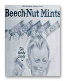 SEP Beechnuts Ad 11" x 14" Mono Tone Print (Choose Your Color)