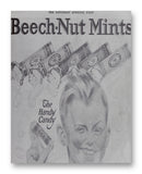 SEP Beechnuts Ad 11" x 14" Mono Tone Print (Choose Your Color)
