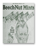 SEP Beechnuts Ad 11" x 14" Mono Tone Print (Choose Your Color)