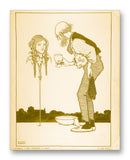 Six Dead Secrets, Topsy-Turvy Tales 11" x 14" Mono Tone Print (Choose Your Color)