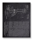 Harley Oldest Patent 11" x 14" Mono Tone Print (Choose Your Color)