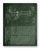 Harley Oldest Patent 11" x 14" Mono Tone Print (Choose Your Color)