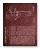 Harley Oldest Patent 11" x 14" Mono Tone Print (Choose Your Color)