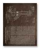 Harley Oldest Patent 11" x 14" Mono Tone Print (Choose Your Color)