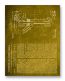 Harley Oldest Patent 11" x 14" Mono Tone Print (Choose Your Color)