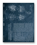 Chevrolet Fuel Pump Patent 11" x 14" Mono Tone Print (Choose Your Color)