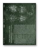 Chevrolet Fuel Pump Patent 11" x 14" Mono Tone Print (Choose Your Color)