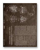 Chevrolet Fuel Pump Patent 11" x 14" Mono Tone Print (Choose Your Color)