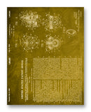 Chevrolet Fuel Pump Patent 11" x 14" Mono Tone Print (Choose Your Color)