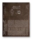 Hull Heating Device Patent 11" x 14" Mono Tone Print (Choose Your Color)