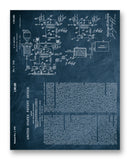 Brown Heat Treating Patent 11" x 14" Mono Tone Print (Choose Your Color)