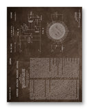 Thorp Ozone Generation Patent 11" x 14" Mono Tone Print (Choose Your Color)