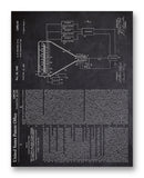Color Television Patent 11" x 14" Mono Tone Print (Choose Your Color)