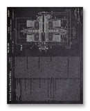 Sears Homopolar Generator Patent 11" x 14" Mono Tone Print (Choose Your Color)