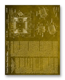 Sears DC Homopolar Generator Patent 11" x 14" Mono Tone Print (Choose Your Color)