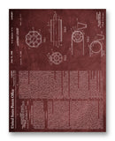 Electro Dynamic Separator Patent 11" x 14" Mono Tone Print (Choose Your Color)