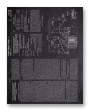 Edinger Electric Contact Patent 11" x 14" Mono Tone Print (Choose Your Color)